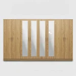 4-FULL MIRROR 8 DOOR WARDROBE (Assembled) - Image 3