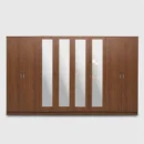 4-FULL MIRROR 8 DOOR WARDROBE (Assembled) - Image 5