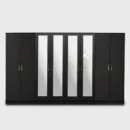4-FULL MIRROR 8 DOOR WARDROBE (Assembled) - Image 8