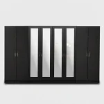 4-FULL MIRROR 8 DOOR WARDROBE (Assembled) - Image 4