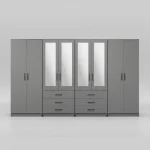 4-HALF MIRROR WITH 6-BOTTOM DRAWERS - Image 5