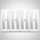 8-FULL MIRROR 8 DOOR WARDROBE (Assembled) - Image 6