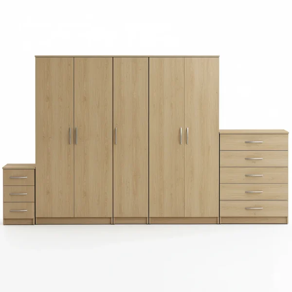 5 Door Wardrobe Set (Assembled)