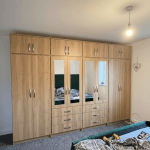 8 door wardrobe with mirror drawers - Image 2