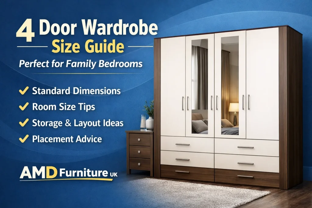 4 Door Wardrobe Size Guide