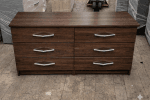 Modern 6 drawers long chest with 3 by 3 drawers - Image 3