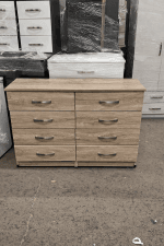 8 drawers long chest with 4 by 4 drawers - Image 2