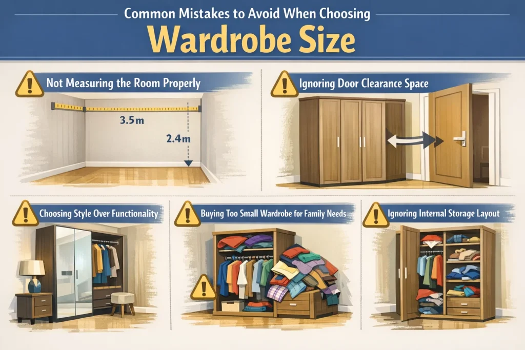 Common Mistakes to Avoid When Choosing Wardrobe Size