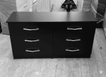 Modern 6 drawers long chest with 3 by 3 drawers - Image 6