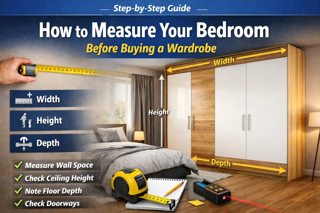How to Measure Your Bedroom for a Wardrobe