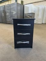 Modern 3 Drawer Bedside Cabinet - Image 6