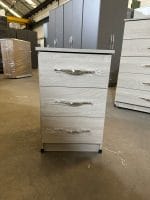 Modern 3 Drawer Bedside Cabinet - Image 7