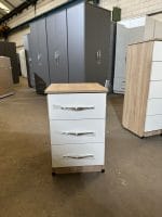 Modern 3 Drawer Bedside Cabinet - Image 3
