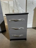 Modern 3 Drawer Bedside Cabinet - Image 4