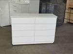 8 drawers long chest handleless