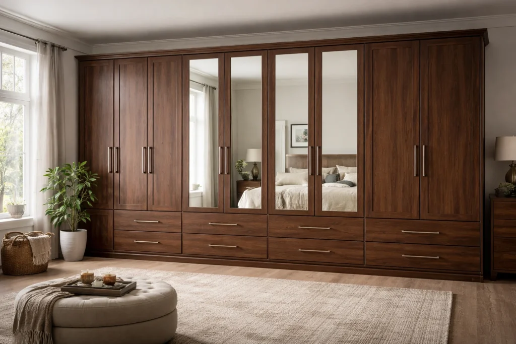8 door wardrobe for large UK homes