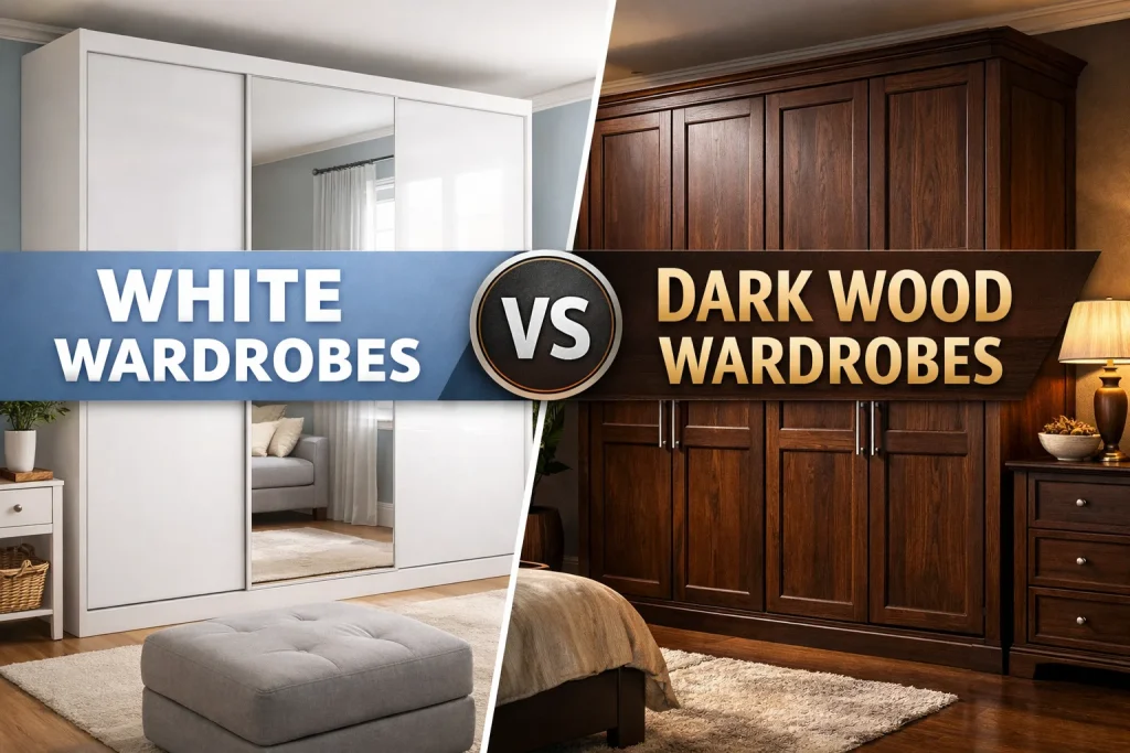 White Wardrobes vs Dark Wood Wardrobes
