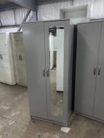 Double Door Wardrobe with Mirrored, Classic Ready Assembled 2 Door Closet - Image 3