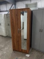 Double Door Wardrobe with Mirrored, Classic Ready Assembled 2 Door Closet - Image 2