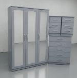 assembled 3'9ft Modern White Bedroom Furniture for Your Space - Image 4